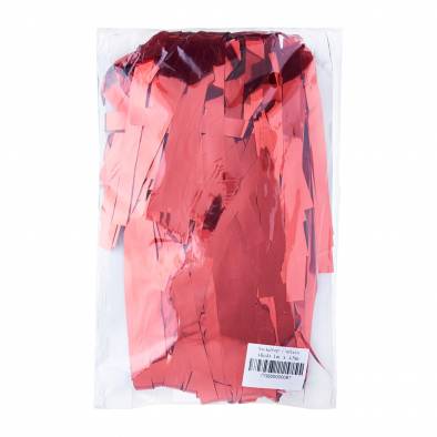 Laser Backdrop Tinsel Curtain (Red)