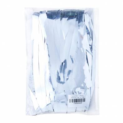 Laser Backdrop Tinsel Curtain (Silver)