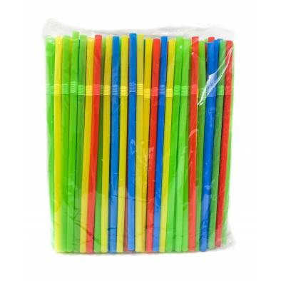 Bendable Plastic Straw (Assorted) (250pcs)