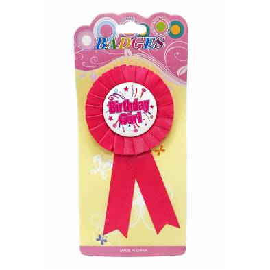 Birthday Girl Badge (Hot Pink)