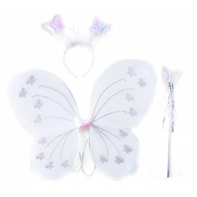 Butterfly Wing Set (White)