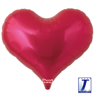 Red Metallic Foil Jellyheart Balloon JP0086
