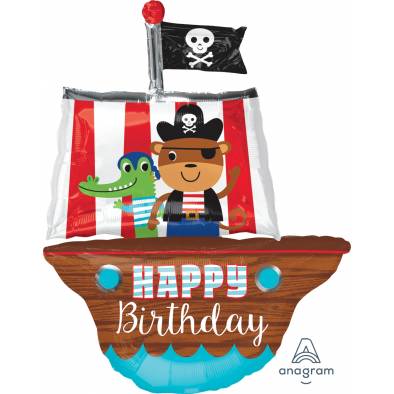 Birthday Pirate A35610 Foil Balloon