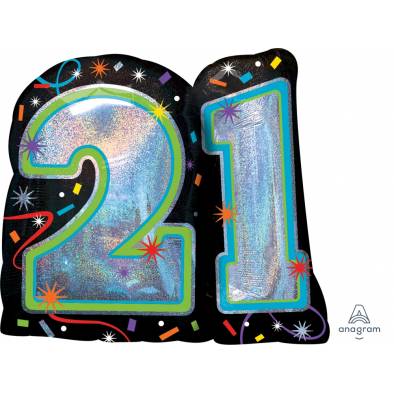 21st Birthday A32116 Foil Balloon