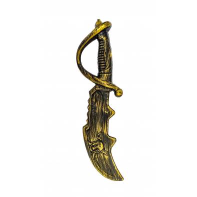 Plastic Golden Dagger Knife