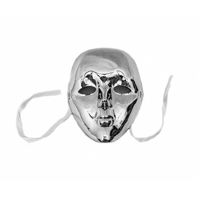 Hard Plastic Facemask (Silver)
