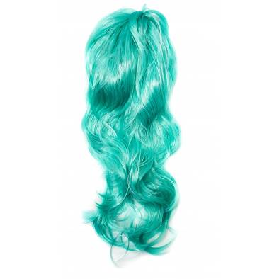 Long Straight Hair Wig (Turquoise)