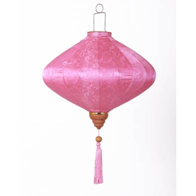 CNY 10inch Satin Cloth UFO Diamond Lantern GY10-LP (Light Pink)