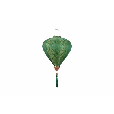 CNY 10inch Satin Cloth Vietnamese Lantern GY10-GN (Green)