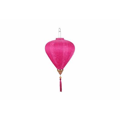 CNY 12inch Satin Cloth Vietnamese Lantern GY12-HP (Hot Pink)