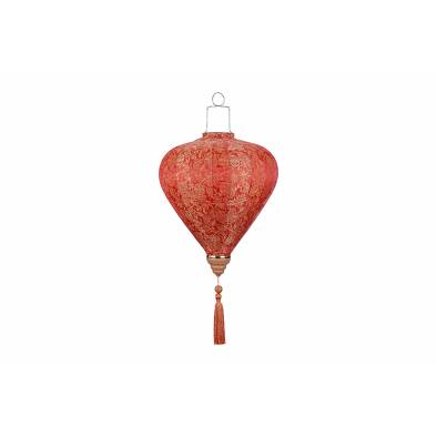 CNY 12inch Satin Cloth Vietnamese Lantern GY12-OR (Orange)