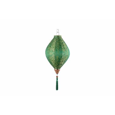 CNY 14inch Satin Cloth Diamond Lantern GY14-GN (Green)