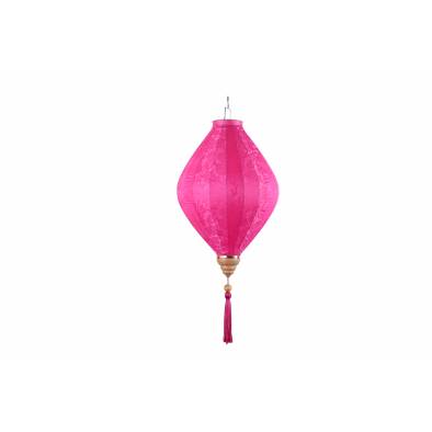 CNY 14inch Satin Cloth Diamond Lantern GY14-HP (Hot Pink)