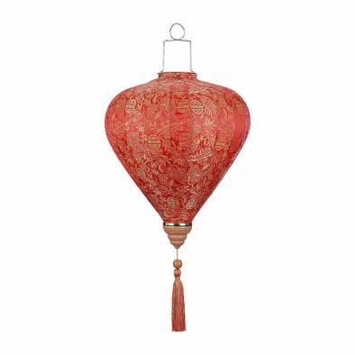 14inch Satin Cloth Vietnamese Lantern GY14-OR