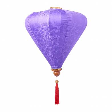 14inch Satin Cloth Vietnamese Lantern (Purple)