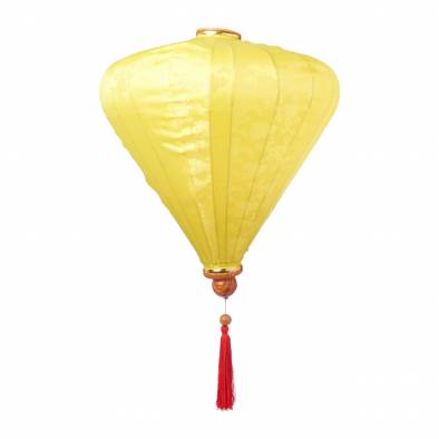 14inch Satin Cloth Vietnamese Lantern (Yellow)