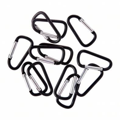 Carabiner (Black) (12pcs)