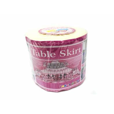 Cloth Table Skirt (Light Yellow)