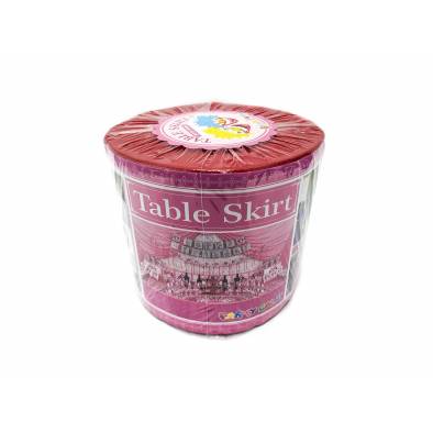 Cloth Table Skirt (Red)