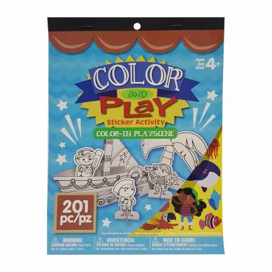 Color and Play Aquatic Explorers Sticker Activity