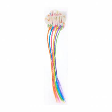 Colourful Braided Hair Extension Hairclip