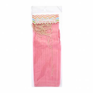 DIY Tissue Paper Tassel Garland (Pink) (15pcs)