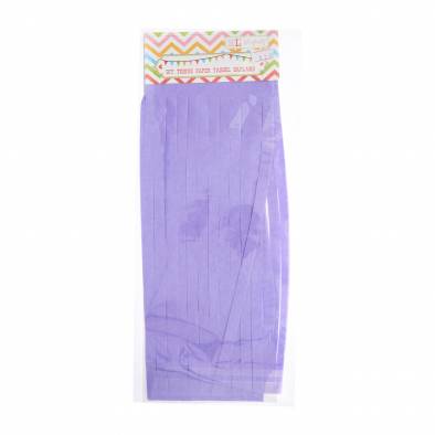 DIY Tissue Paper Tassel Garland (Purple) (5pcs)