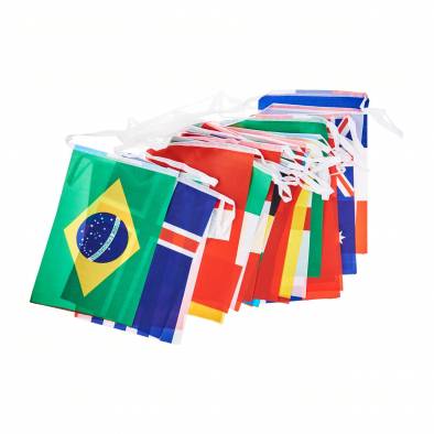 World Cup 32 International Flags Bunting