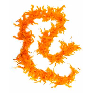 Feather Boa (Orange)