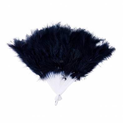 Feather Fan (Black)