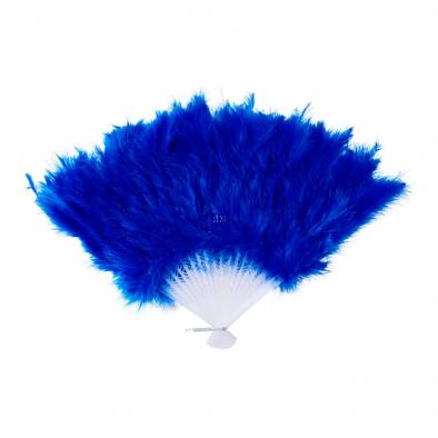 Feather Fan (Blue)