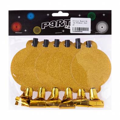 Glitter Board Shiny Blowout (Gold) (6pcs)