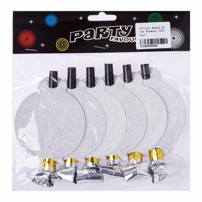 Glitter Board Shiny Blowout (Silver) (6pcs)