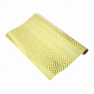 Gold Printed Wave Wrapping Paper (Gold)