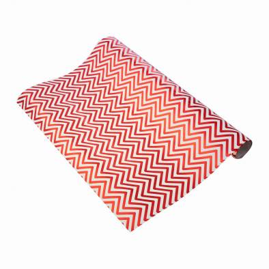Gold Printed Wave Wrapping Paper (Red)
