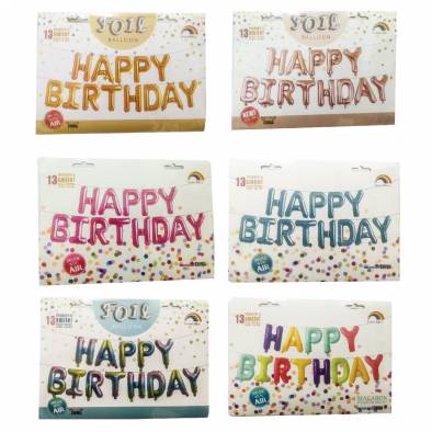 Happy Birthday Foil Balloon
