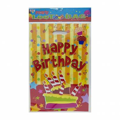 Happy Birthday Cake Loot Bag B-50 (L) (10pcs)