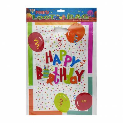 Happy Birthday Confetti Loot Bag (L) (10pcs)
