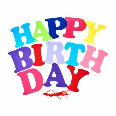 Happy Birthday Non Woven Banner