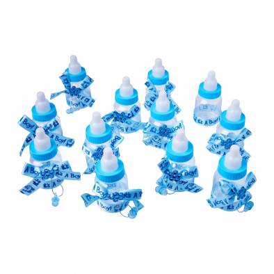 It's a Boy Small Milk Bottle (Blue) (12pcs)
