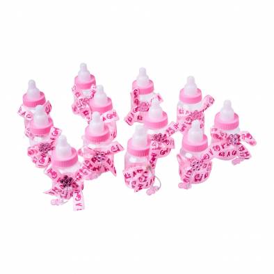 It's a Girl Small Milk Bottle (Pink) (12pcs)