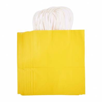 21x27x11cm Kraft Paper Bag (Yellow)