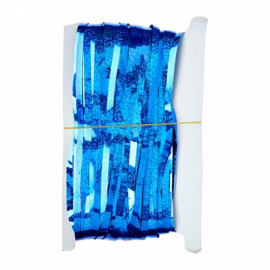 Laser Backdrop Tinsel Curtain (Blue)