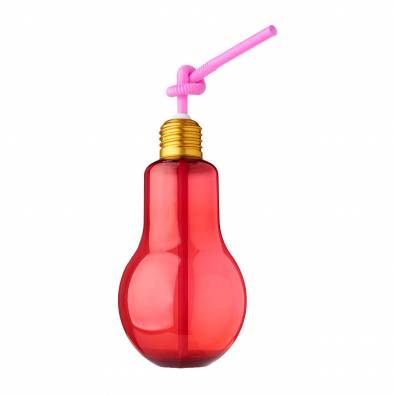 Lightbulb Bottle (Red)