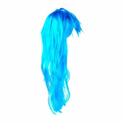 Long Straight Hair Wig (Blue)