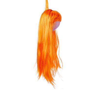 Long Straight Hair Wig (Orange)