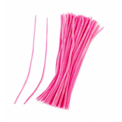 30cm Matt Pipecleaner (Hot Pink) (100pcs)