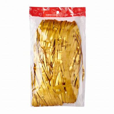 Matt Tinsel Curtain Backdrop (Gold)