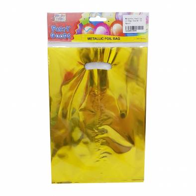 Metallic Foil Loot Bag (Gold) (10pcs)