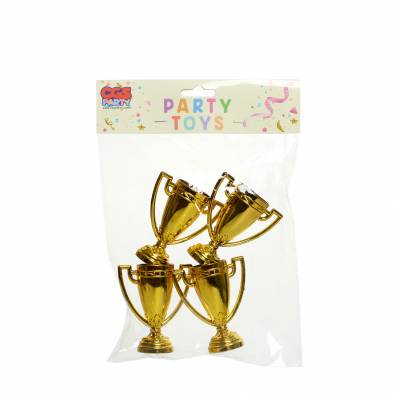 Mini Plastic Trophy Cup (4pcs)